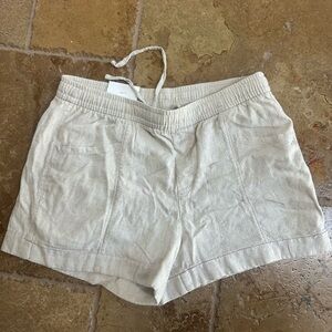 NWT Old Navy Linen Drawstring Short